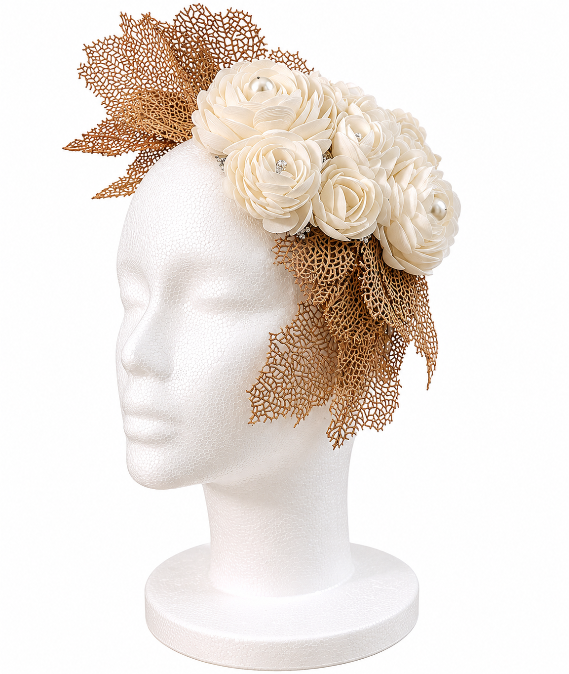 Shell rose Headpiece